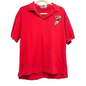 Vintage ACME Looney Tunes Golfing Bugs Bunny Embroidered Polo Top Large